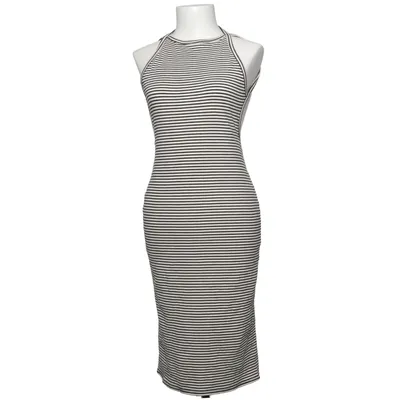 Jurk (Zwart, Wit) van Silence + Noise Katoen, Elastaan, Polyester