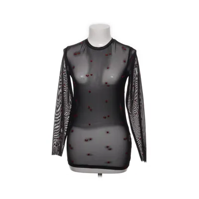 Topp (Svart, Röd) från Stradivarius Elastan, Polyester