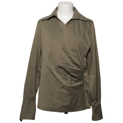 Blouse (Groen) van Bison Katoen, Polyester