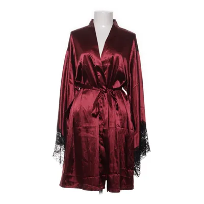 Morgonrock (Röd, Svart) Elastan, Polyester