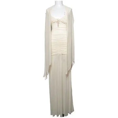 Maxi jurk (Beige) van Outcast Elastaan, Polyester