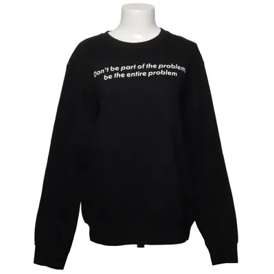 Sweatshirt (Zwart) Katoen, Polyester