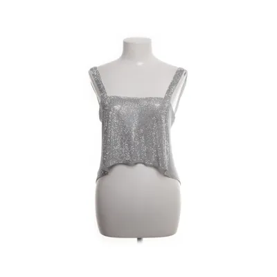 Crop top (Zilver) van Mango