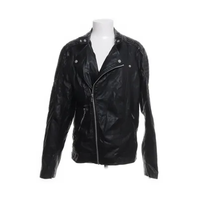 Bikerjacka (Svart) från Smog Polyester, Bomull