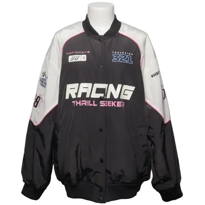 Bomber jacket (Black, Multicolored) from Divided by H&M Polyester