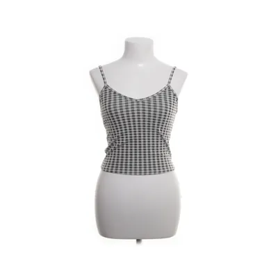 Crop top (Svart, Vit, Grå) från Topshop Bomull, Elastan, Polyester