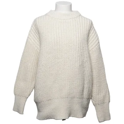 Sweater (White) from Zara Acrylic, Polyester, Wool