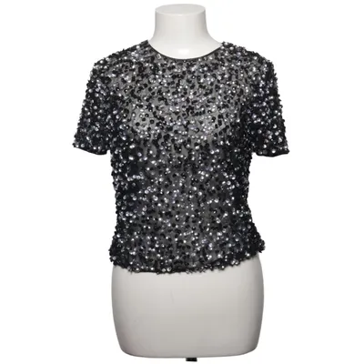 Top (Black, Silver) from ASOS Polyester