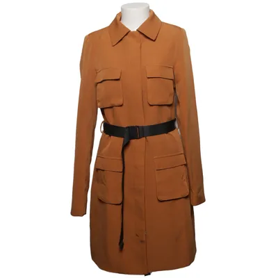 Trenchcoat (Bruin) van Missguided Tall Polyester, Polyurethaan