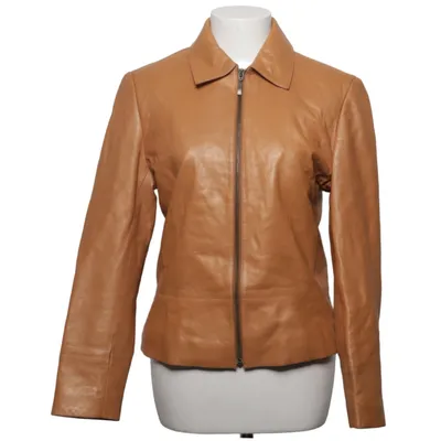 Läderjacka (Brun) från Giovanna Skinn, Polyester