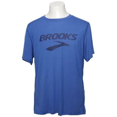 T-shirt (Blau) von Brooks Lyocell, Recyceltes Polyester