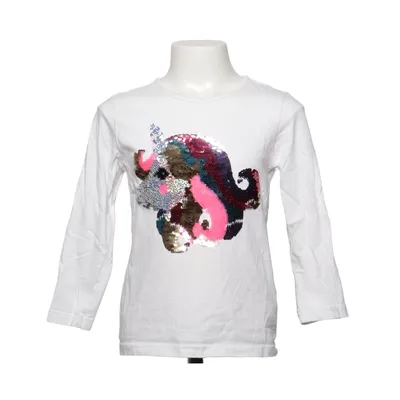 Långärmad t-shirt (Vit, Flerfärgad) från Lindex Kids Bomull