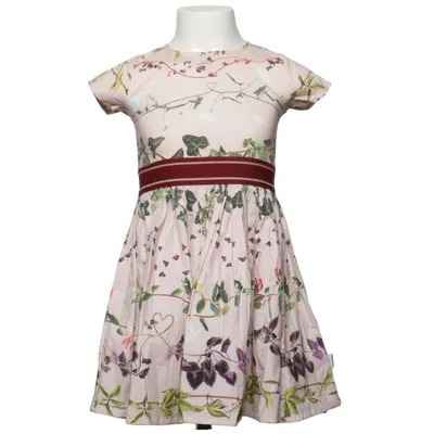 Dress (Beige, Multicolored) from Molo Elastane, Organic cotton