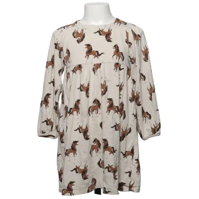 Kjole (Beige, Brun, Flerfarvet) fra H&M Kids Bomuld, Elastan