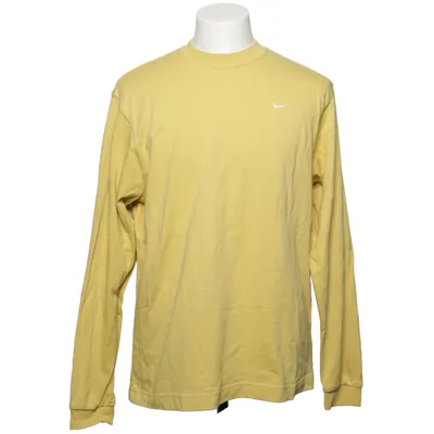 Langærmet t-shirt (Gul) fra Nike Bomuld, Elastan