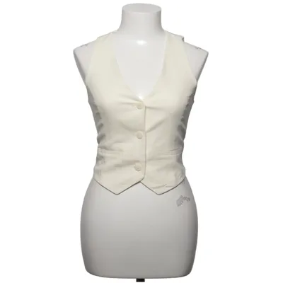 Jakkesætsvest (Hvid) fra Stradivarius Linned, Viscose