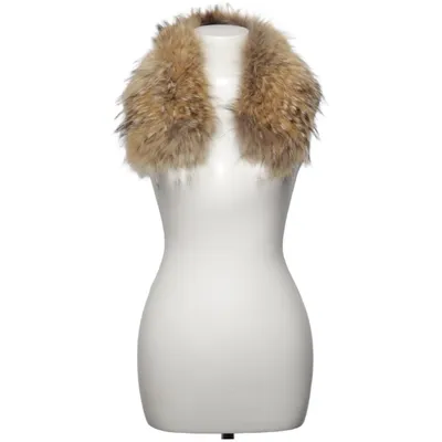 Bontkraag (Bruin) Bont, Polyester