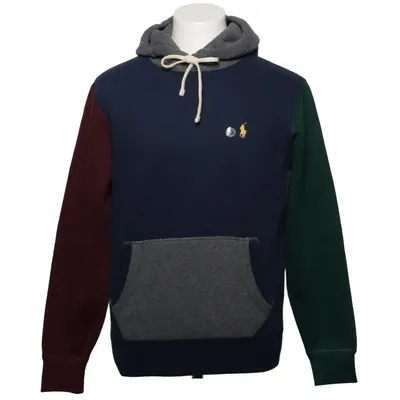 Hoodie (Blue, Multicolored) from Polo Ralph Lauren Cotton, Elastane, Polyester