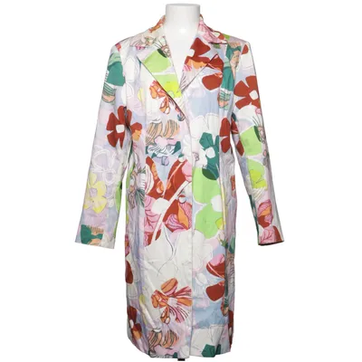 Coat (Multicolored) from Nicowa Acetate, Cotton, Elastane, Viscose