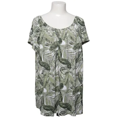 Top (Green, White) from MyWear Woman Elastane, Viscose