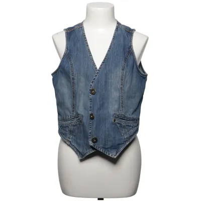 Spijker gilet (Blauw) van JSFN Katoen