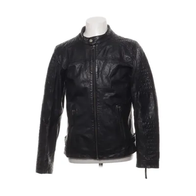 Leren jack (Zwart) van Freaky Nation Katoen, Polyester