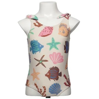 Badpak (Beige, Meerkleurig) van H&M Elastaan, Polyester