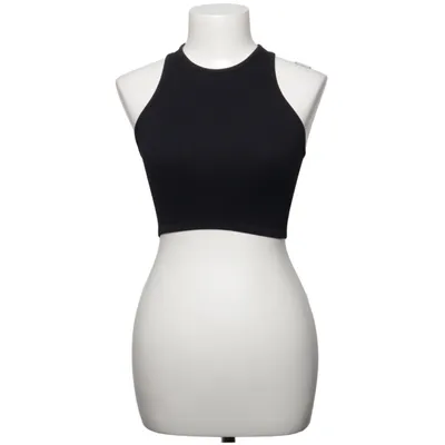 Crop top (Zwart) van Zara