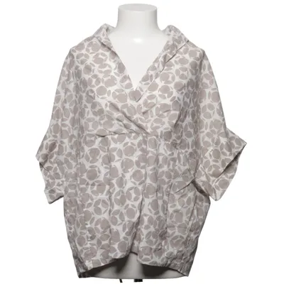 Top (Beige, White) from Guglielminotti Cotton