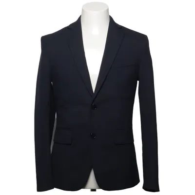 Blazer (Blauw) van Mango Elastaan, Gerecycled polyester, Viscose