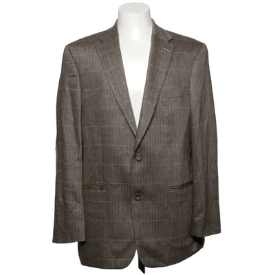 Blazer (Gray, Brown) from Mario Barutti Acetate, Silk, Viscose