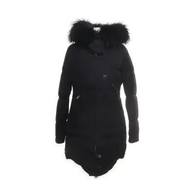 Dunjacka (Svart) från Cedrico Dun, Fjädrar, Kaninpäls, Nylon, Polyester, Skinn