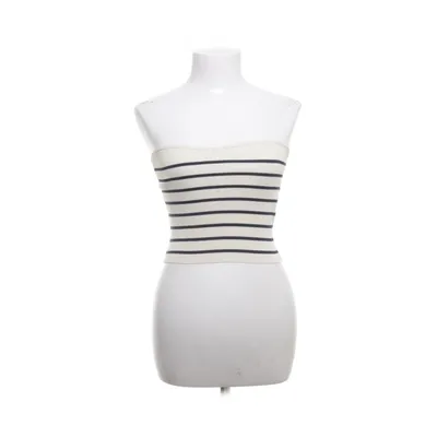 Tube top (Wit, Blauw) van Bershka Polyester