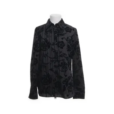 Blouse (Black, White) from From by Vestebene Cotton, Polyester