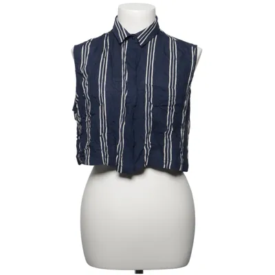 Blouse (Blauw, Wit) van Bershka Viscose