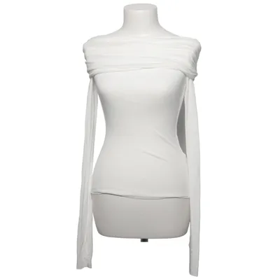 Topp (Vit) från MANURÍ Elastan, Polyester, Viskos
