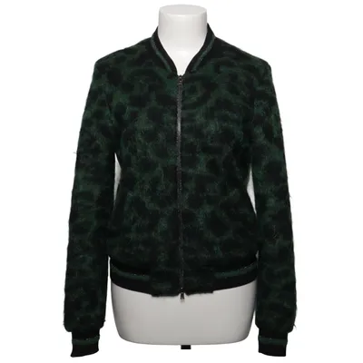 Bomberjakke (Grøn, Sort) fra Marc Cain Akryl, Alpacauld, Mohair, Polyamid, Polyester