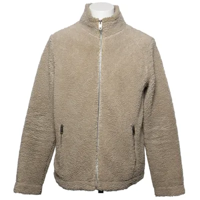 Fleece jacket (Beige) from H&M Man Polyester, Cotton