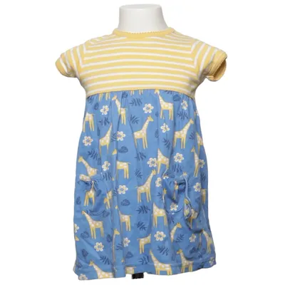 Dress (Blue, Yellow, White) from Jojo Maman Bébé Cotton, Recycled polyester