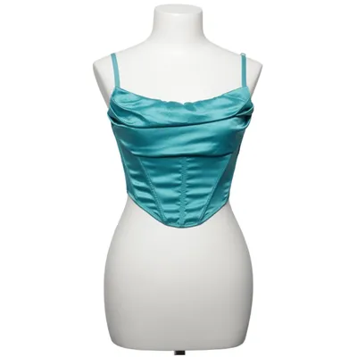 Crop top (Blauw) van Urban Outfitters Elastaan, Polyamide, Polyester
