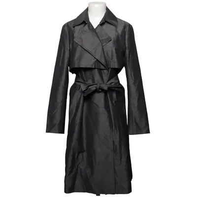 Trench-coat (Gris) de Strenesse Acétate, Coton, Mohair, Polyester