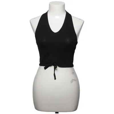Neckholder Top (Schwarz) von Daisy Street Baumwolle, Elasthan
