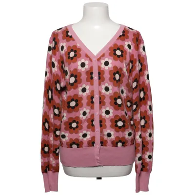Cardigan (Pink, Brun, Flerfarvet) fra Tante Betsy Økologisk bomuld