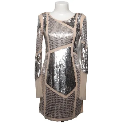 Cocktailkjole (Beige, Sølv) fra Patrizia Pepe Polyamid, Polyester