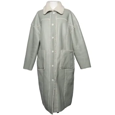 Shearlingjacka (Grön, Beige) från Urbancode Polyester, Polyuretan