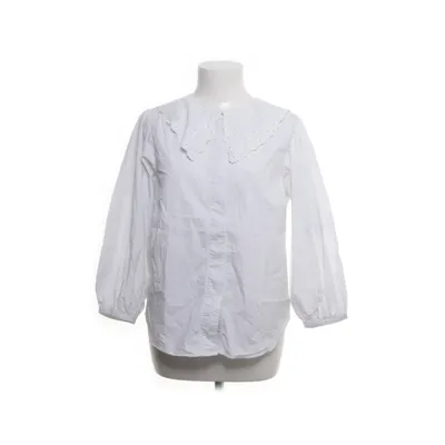 Bluse (Hvid) fra Co'Couture Bomuld, Elastan, Polyamid