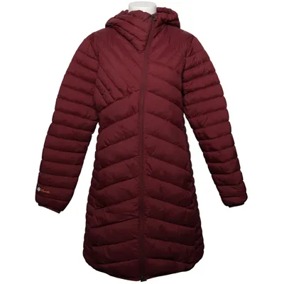 Coat (Red) from Áhkká Down, Feather, Polyamide