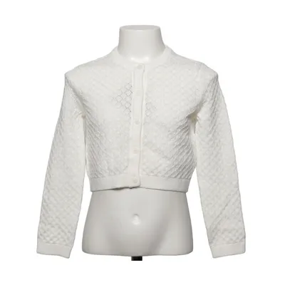 Cardigan (White) from KappAhl Cotton, Polyamide