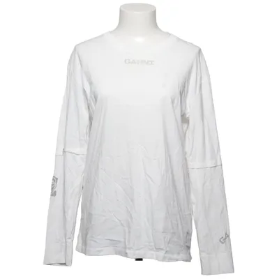Långärmad t-shirt (Vit, Flerfärgad) från Ganni Ekologisk bomull