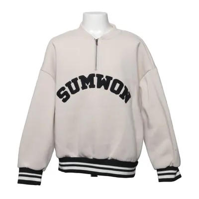 Sweatshirt (Beige, Black) from Sumwon Polyester